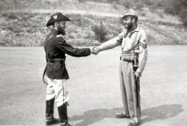 Civil War reenactors meeting